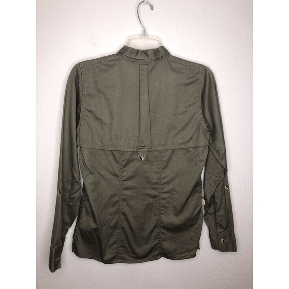 SHE Safari Vented Button Up Womens X-Small - Picture 3 of 4